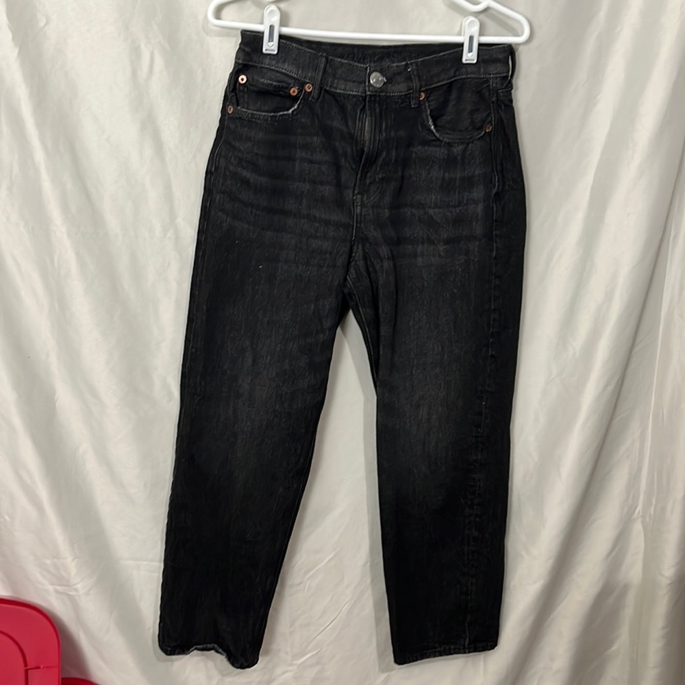 American Eagle Black Boyfriend Jeans
